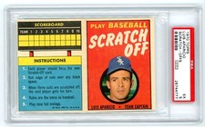 1970 Topps Scratch Off LUIS APARICIO PSA 5 EX Condition *GRADED SET BREAK*