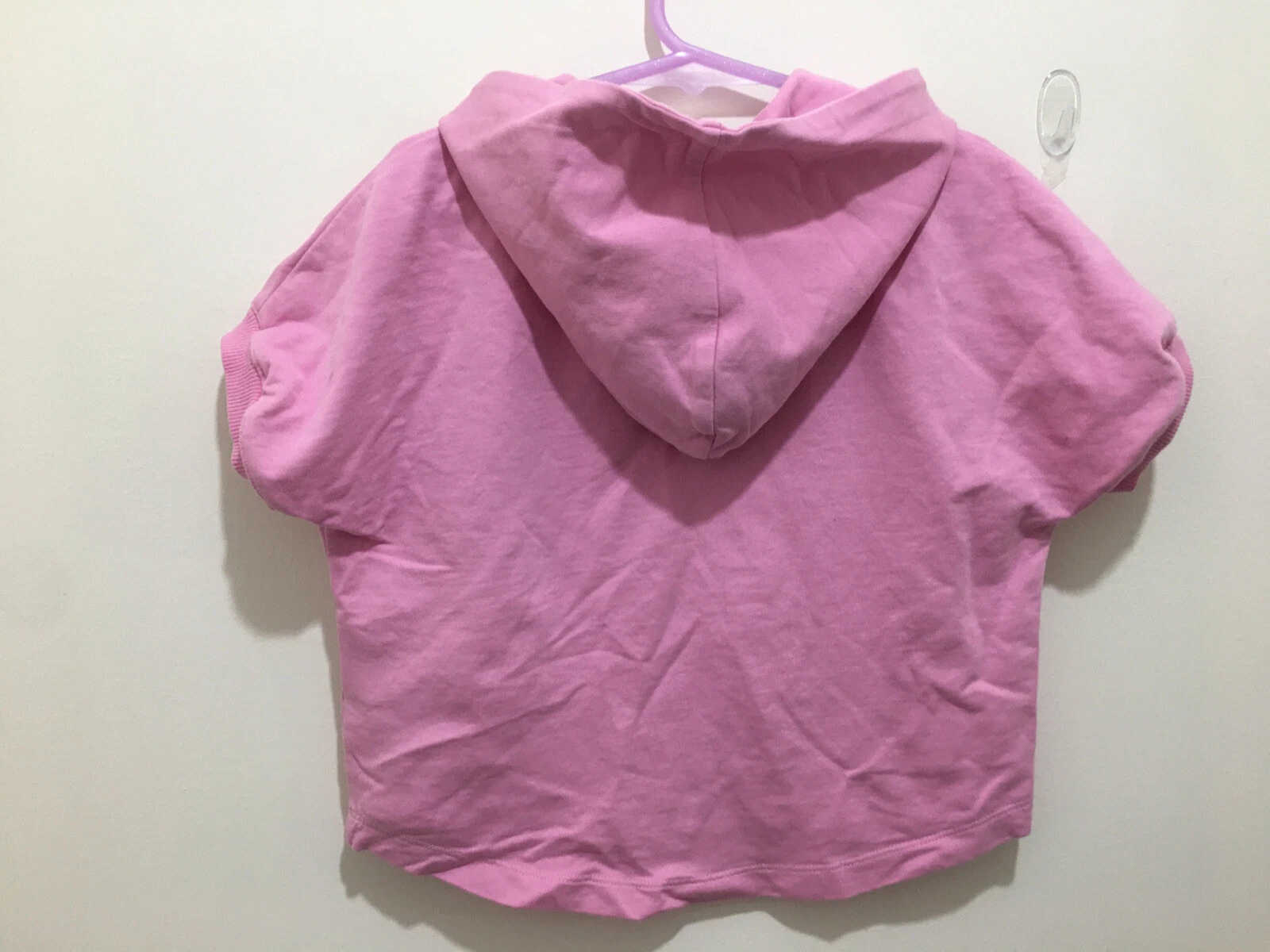 Felpa con cappuccio rosa tagliata per ragazze designer Moschino couture 6 anni ?