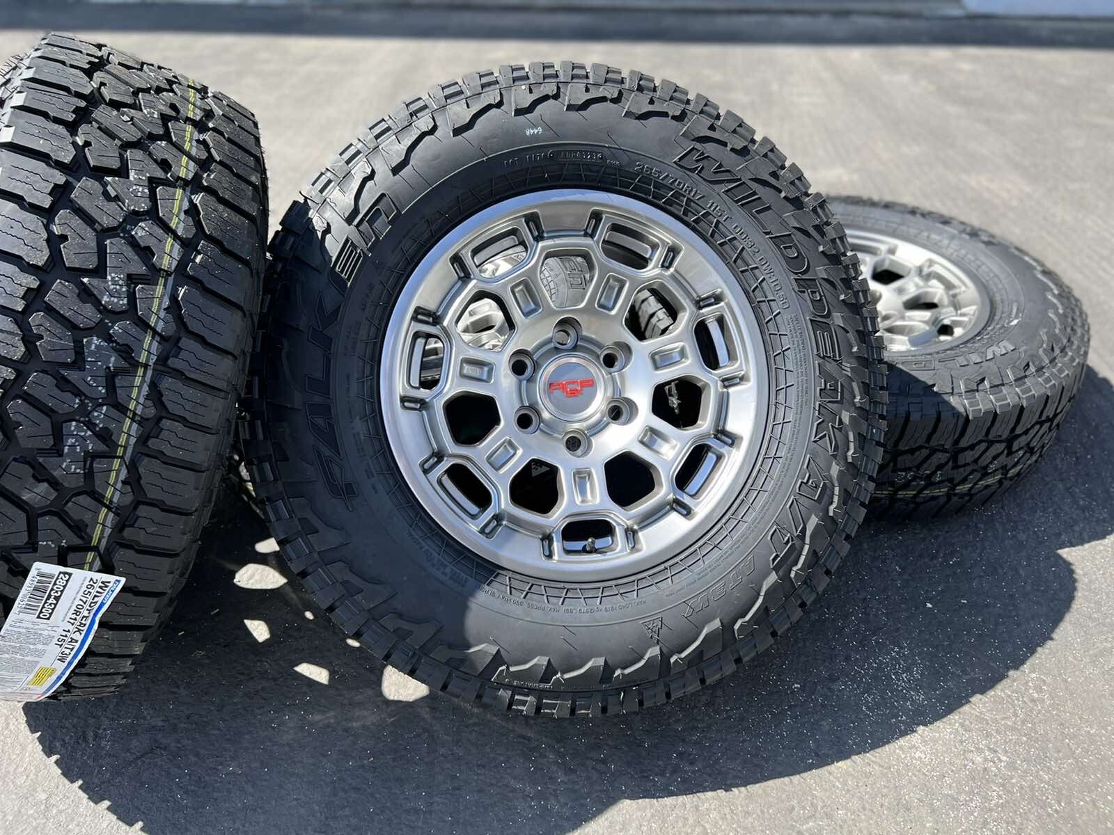 17 Wheels 265/70R17 Tires Rims fit TRD PRO Toyota 4runner Tacoma Tundra ...
