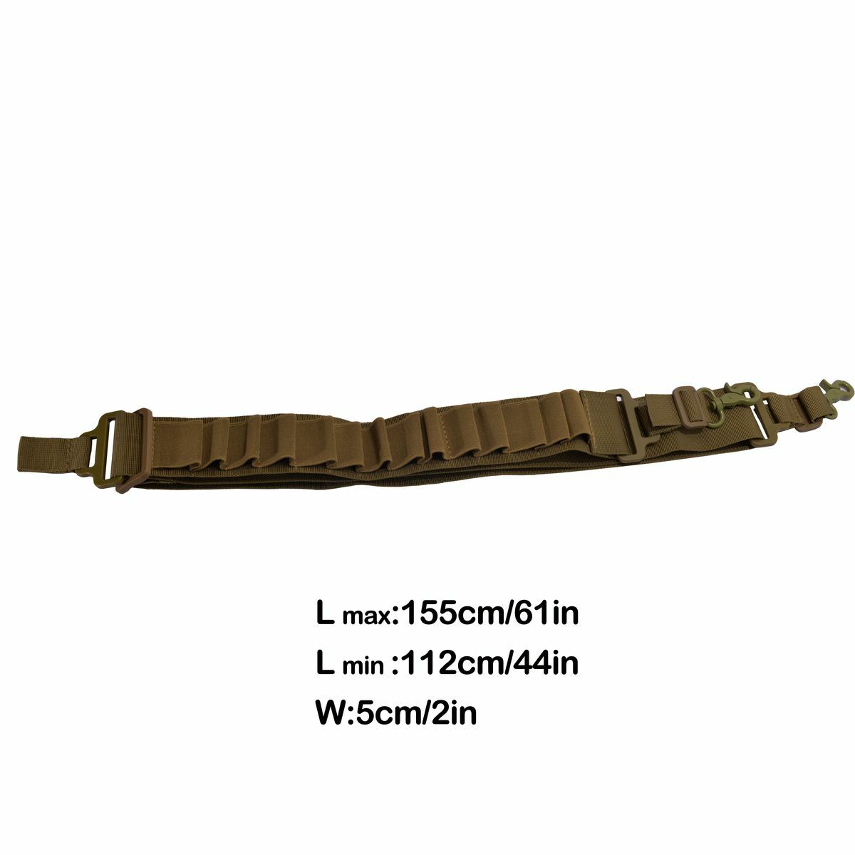 FIRECLUB Tactical 2 Point Shotgun Sling 15 Shell Ammo - Foto 11