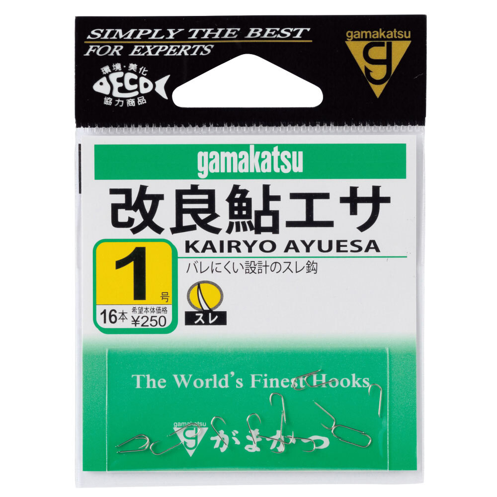 ** Gamakatsu KAIRYO AYUESA Bait Hook size Variations