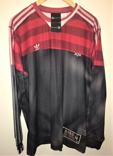 ADIDAS ORIGINALS x Alexander Wang 'AW Photocopy' L/S Soccer Jersey T-Shirt S NEW - 第 13/24 張圖片
