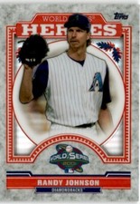 2014 Topps Chrome Update Randy Johnson World Series Heroes WSC-6 Mega Box Exclus