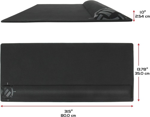 Ergonomic XXL Mouse Pad with Stitching - Office and Gaming Essential - Picture 11 of 11