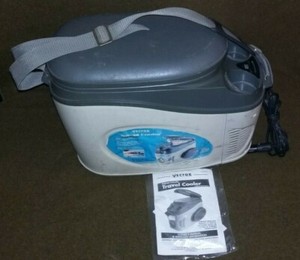 USED Vector 12v DC Portable Travel Cooler & Warmer DC Fridge for Car Camper 