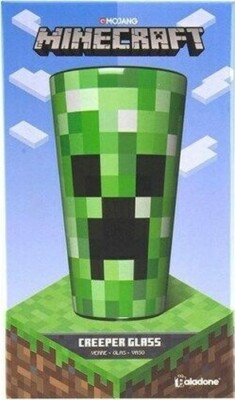 Minecraft Pixel Creeper Glass Glas Paladone Products