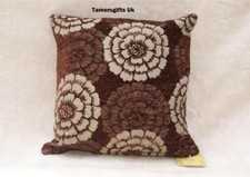 4 x 17" Red Brown Fuschia Pink Teal Blue Black Chenille Cushion Covers