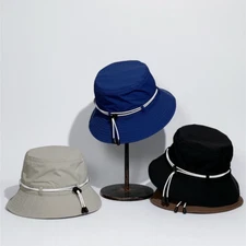 Men Women Sun Bucket Hat Cap Quick Dry Adjustable Waterproof Foldable Anti-UV