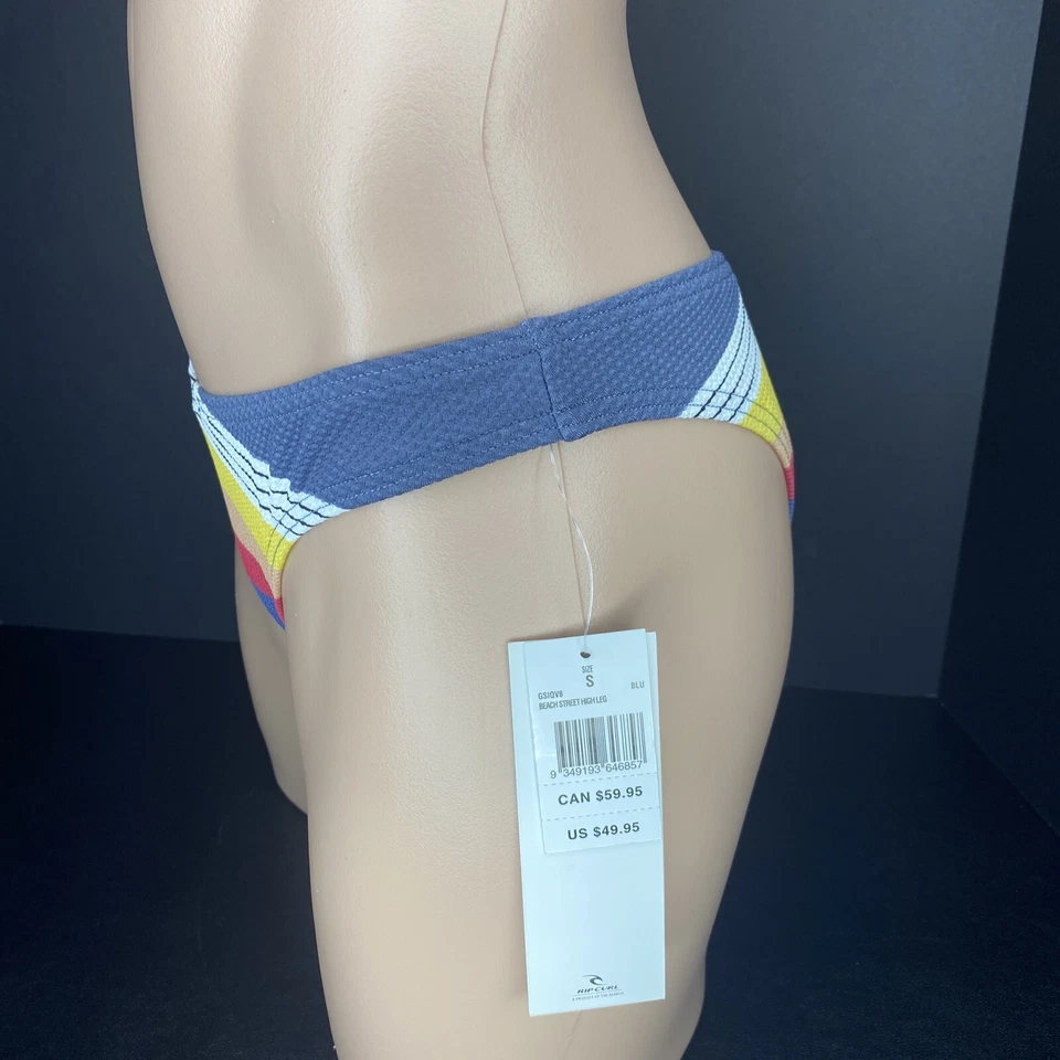 Pantalones de natación Rip Curl Beach Street pierna alta - para mujer talla S, azul NUEVO Foto 2 de 4