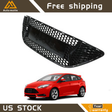 Fit For Ford Focus 2013-2014 Front Bumper Center Grille Grill Honeycomb Black