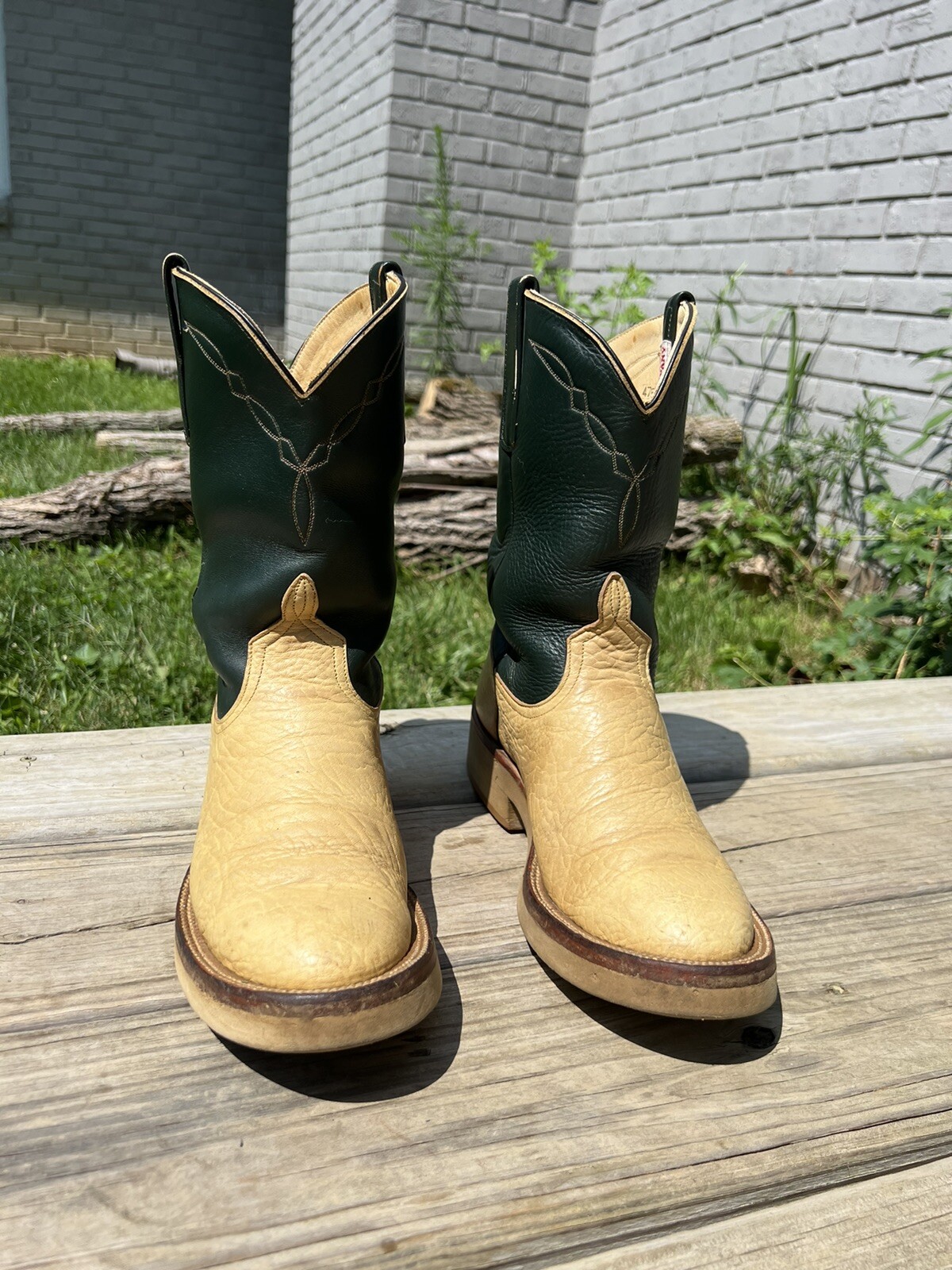 Anderson Bean 7.5D Men’s Vintage Cowboy Boots eBay