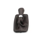 Leather Car Gear Shifter Knob W/Boot For 07-2013 Mercedes Benz C Class W204 C204