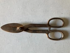 Stanley Tin Snips 10 in Shears Cutting Tool Drop Forged Solid Steel Blades 14549