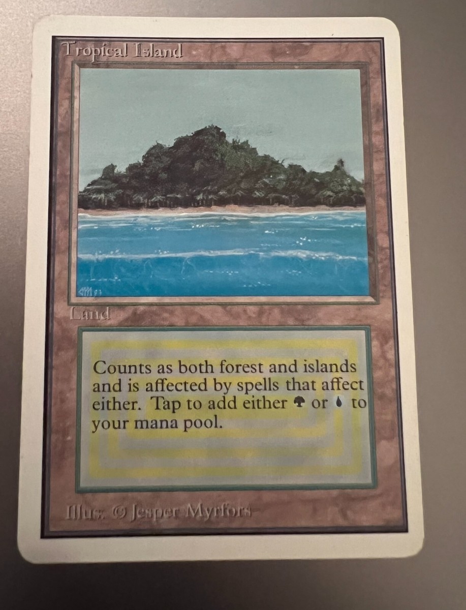 Tropical Island Unlimited Magic The Gathering | eBay