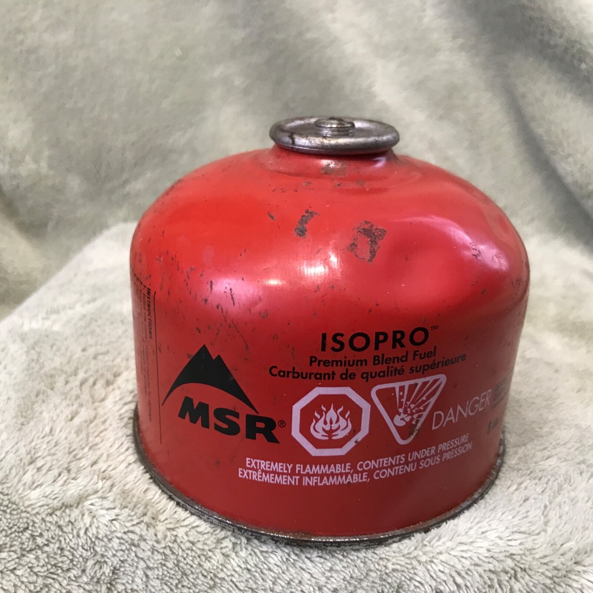 Vintage MSR 8oz IsoPro Canister All Season Fuel Blend Vintage MSR 8oz IsoPro Canister All Season Fuel Blend
