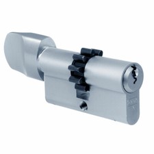 Evva Euro Knob Cog Cylinder 36-K36 NP (A-KDZ-36-K36-COG-NP)