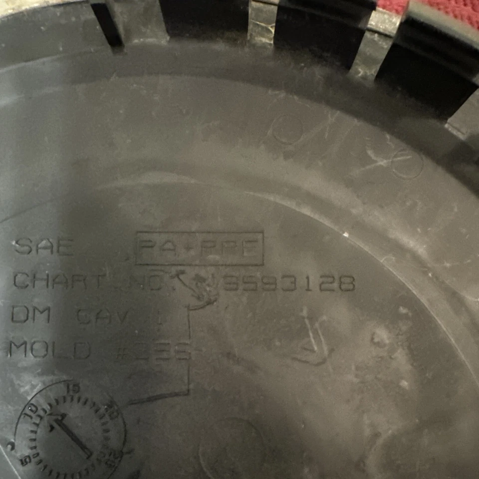 Tapacubos tapacubos 1995-2002 Cadillac Deville máquina aleación 16" llanta 9593128 Foto 4 de 4