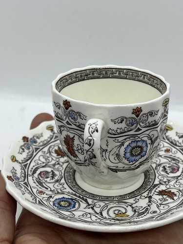 Vintage Copeland Spode Made in England Florence Demitasse Cup & Saucer EUC - Picture 11 of 16