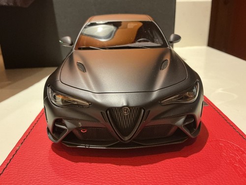 1/18 Scale Resin BBRC1852MB - Alfa Romeo Giulia GTAM Rosso MATT BLACK - Picture 2 of 17