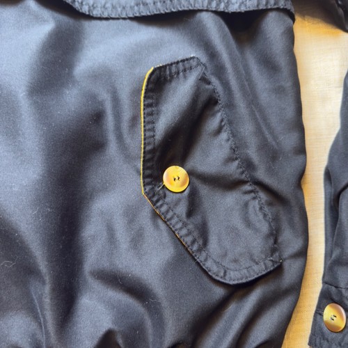 Vintage Speedo Windbreaker Jacket Black & Yellow Mens Medium Retro 80s - Picture 6 of 11