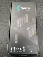 Wera 11 Piece 1/2" Drive Deep Impact Hex Socket Set, 8790 C Impaktor 1,004841