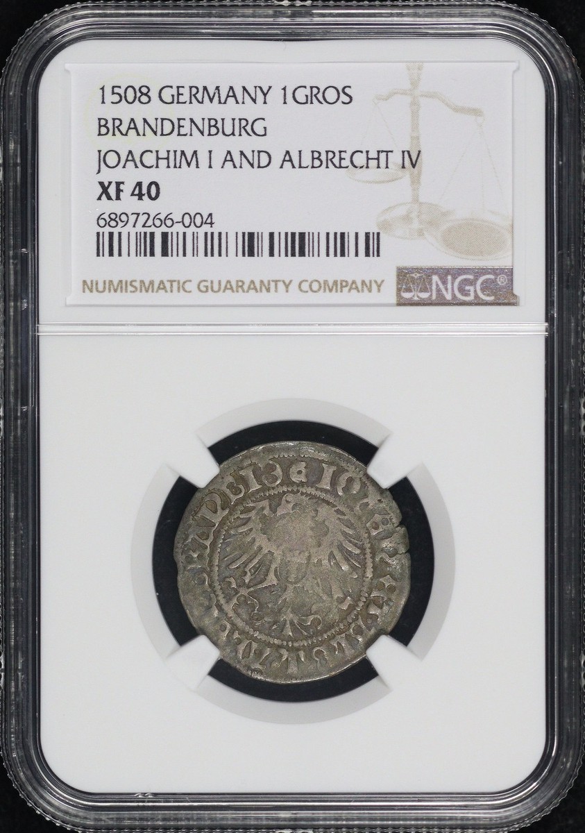1508 German States Brandenburg Joachim I and Albrecht IV 1