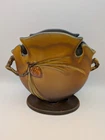 Vintage - Roseville Pottery - Brown Pinecone Pillow Vase (845 - 8")