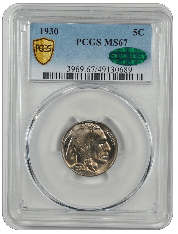 1930 Buffalo PCGS CAC MS 67