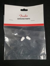Genuine Fender Original Strat Set Of 2 Switch Tips WHITE, 099-4940-000 NEW