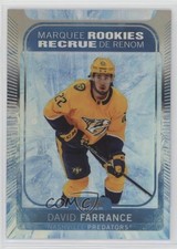 2021 O-Pee-Chee Platinum Marquee Rookies Arctic Freeze 27/99 David Farrance z6b