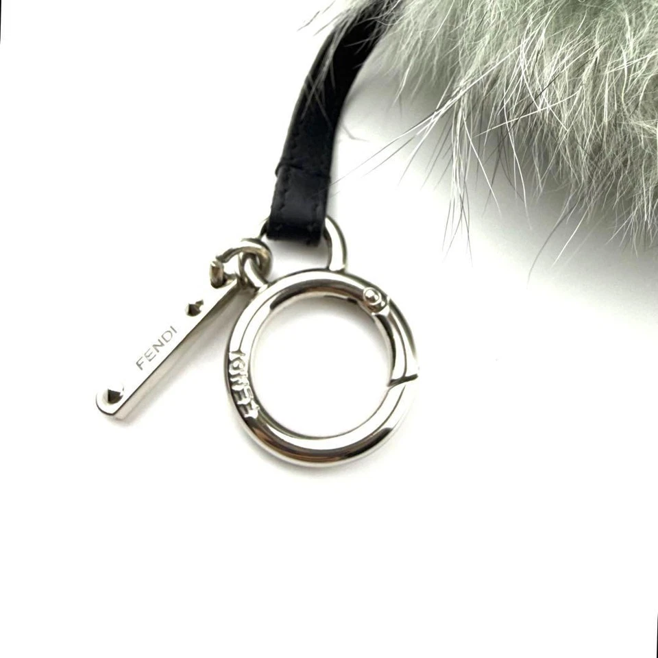 Llavero FENDI Bag Bugs Monster Charm verde x rosa H15 cm Foto 4 de 4