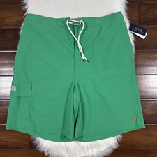 Polo Ralph Lauren Men's Size XLT / XL Tall Green Kailua Swim Trunks Board Shorts