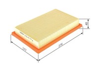 Bosch F 026 400 503 Luftfilter FüR MERCEDES-BENZ
