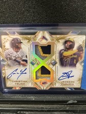 2025 Diamond Icons Christian Yelich/Jackson Chourio Dual Patch Dual Auto 1/1