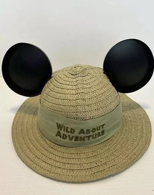 Safari Mickey Mouse Ears Hat Disney Parks Animal Kingdom With Tags