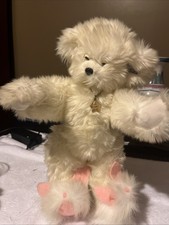 Annette Funicello Collectible Bear Co White Plush Dream Keeper 14" Jointed