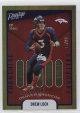 2021 Panini Prestige Franchise Favorites Xtra Points Gold 70/99 Drew Lock 1hs9