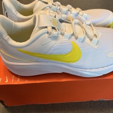 Nike Star Runner 4 NN PS Unisex Kids White/Yellow Lace Up 3Y DX7614-101