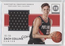 2017 Panini Encased Substantial Swatches Rookies 86/99 Zach Collins #SR-ZCL w5c