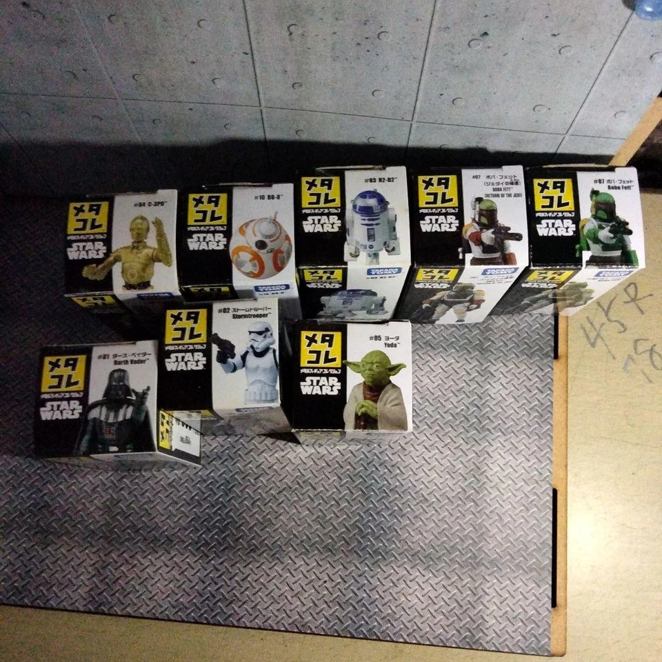 Star Wars Takara Tomy Metacolle Diecast Figure Set of 8 Japan Exclusive - Image 2 of 4