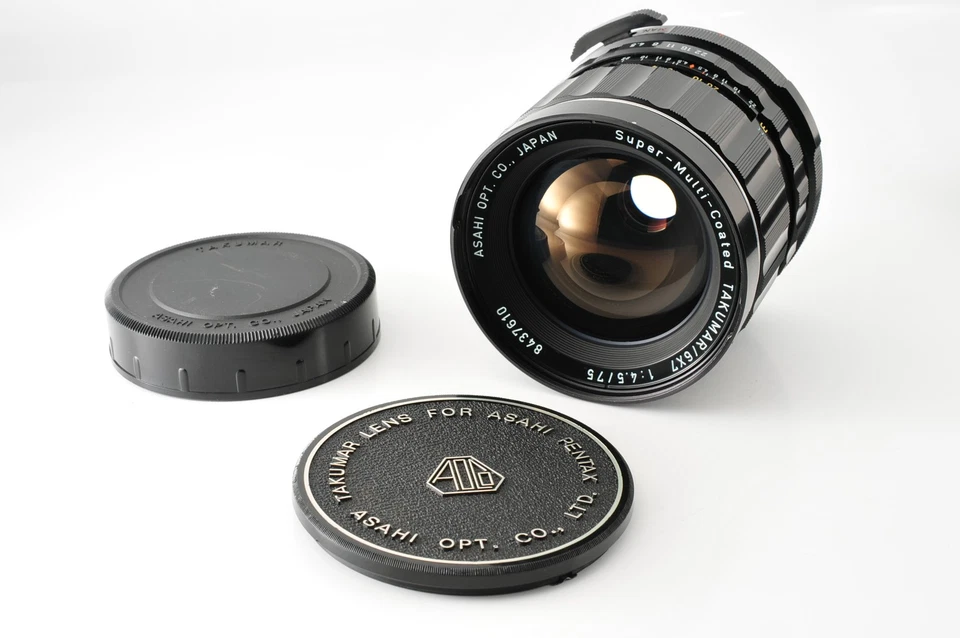 [Near MINT] PENTAX SMC Takumar 75mm F/4.5 Wide Lens for 6x7 67 67II From JAPAN - Image 3 of 4