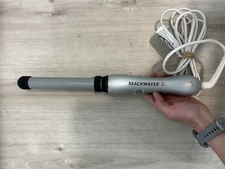 Beachwaver Pro S 1” BW1136 Rotating Ceramic Curling Iron Silver Tested Works