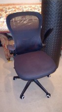 Hbada Office Chair Desk Chair Flip-up Armrest Ergonomic Task Chair Compact 120°