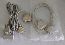 Lot of 3 DB9 Female to DB25 Male DB9F/DB25M Modem Adapter Cable