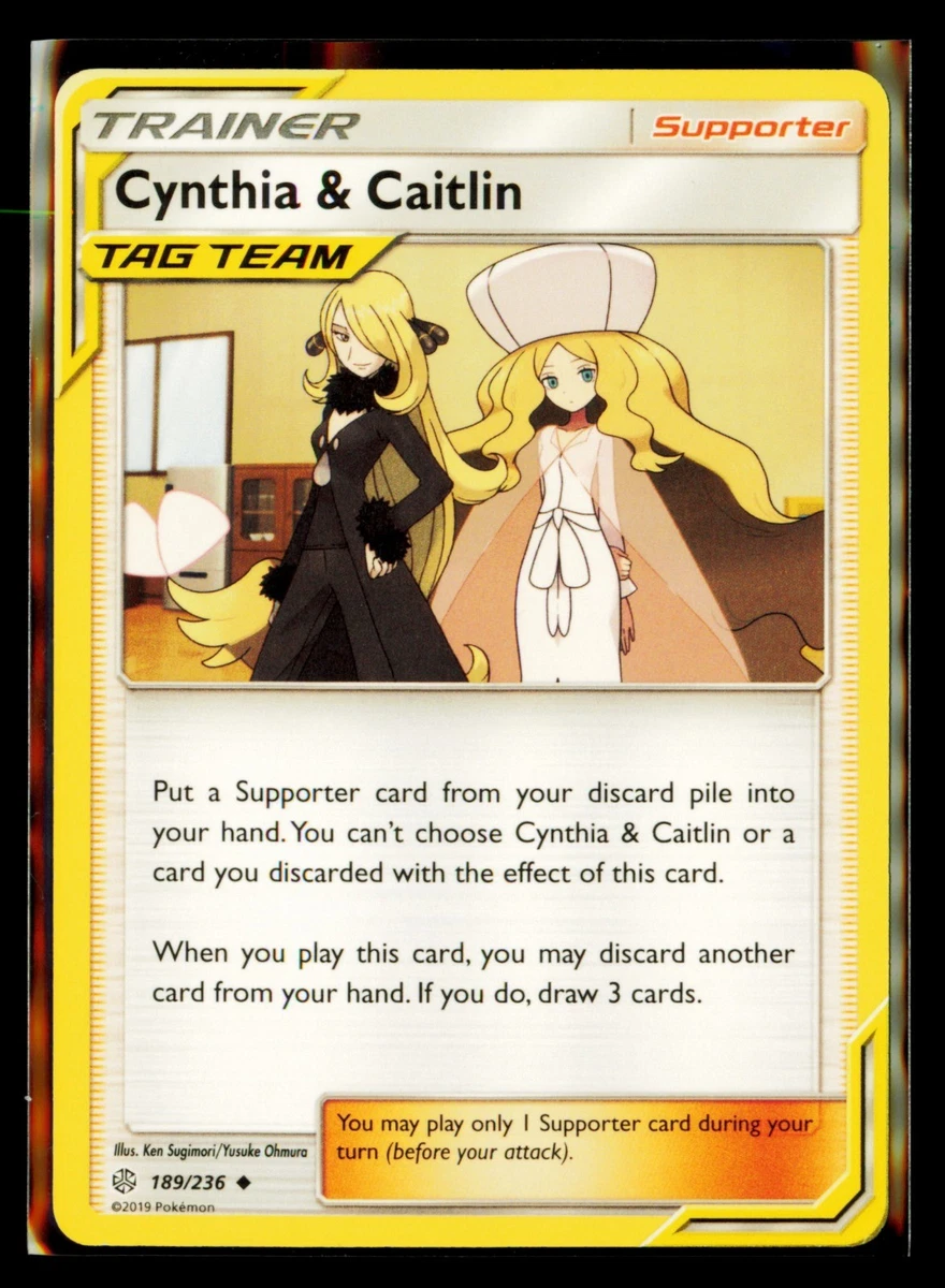 Cynthia & Caitlin Pokémon TCG Cards for sale | eBay