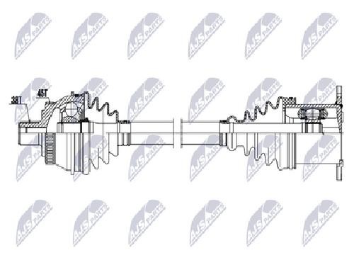 Original NTY Drive Shaft NPW-AU-101 For Audi