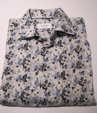Eton Contemporary Dress Shirt Floral 41 16 Worn Once
