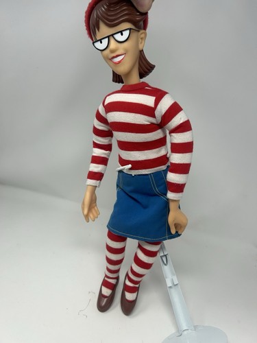 VINTAGE 1991 WHERE'S WALDO WENDA PUPPE 20" BEWEGLICH BIEGBAR Lehrer Display - Bild 10 von 19