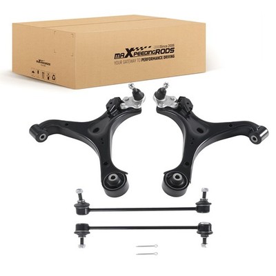 4x Front Lower Control Arms Sway Bar Links for 2012 2013 - 2015 Honda Civic ILX