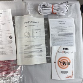 Sega Dreamcast Original Box W/ Manuals NO CONSOLE INCLUDED